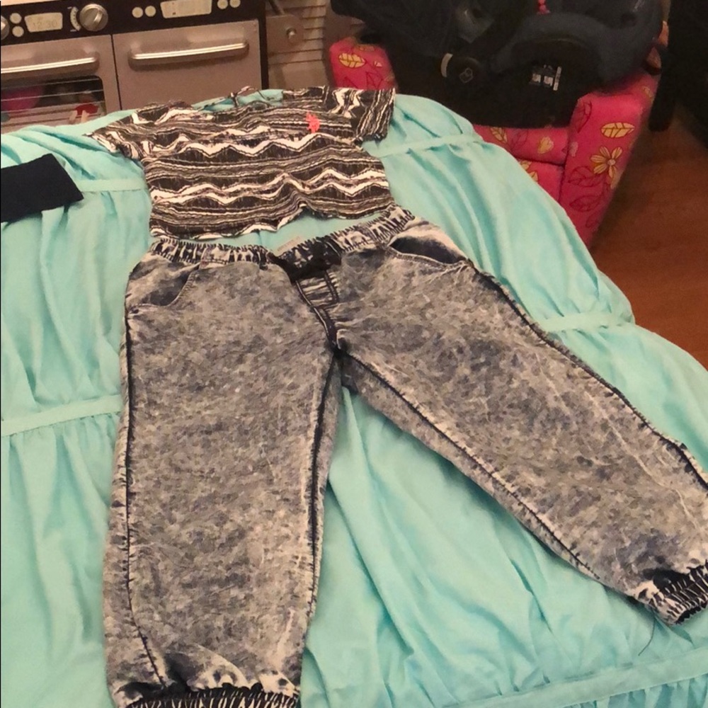 Croc top/ pants forever 21